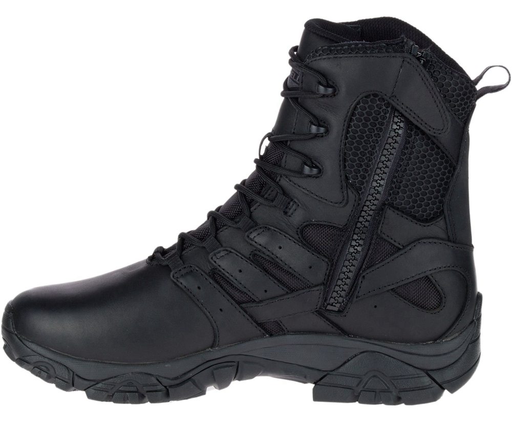 Botas Mujer - Merrell Moab 2 8\" Tactical Response Waterproof - Negras - UXYR-58207